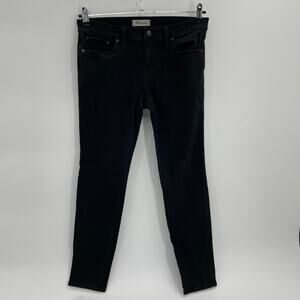 MADEWELL Women's Jeans Size 29 Black Mid Rise Ankle Skinny Stretch Pants